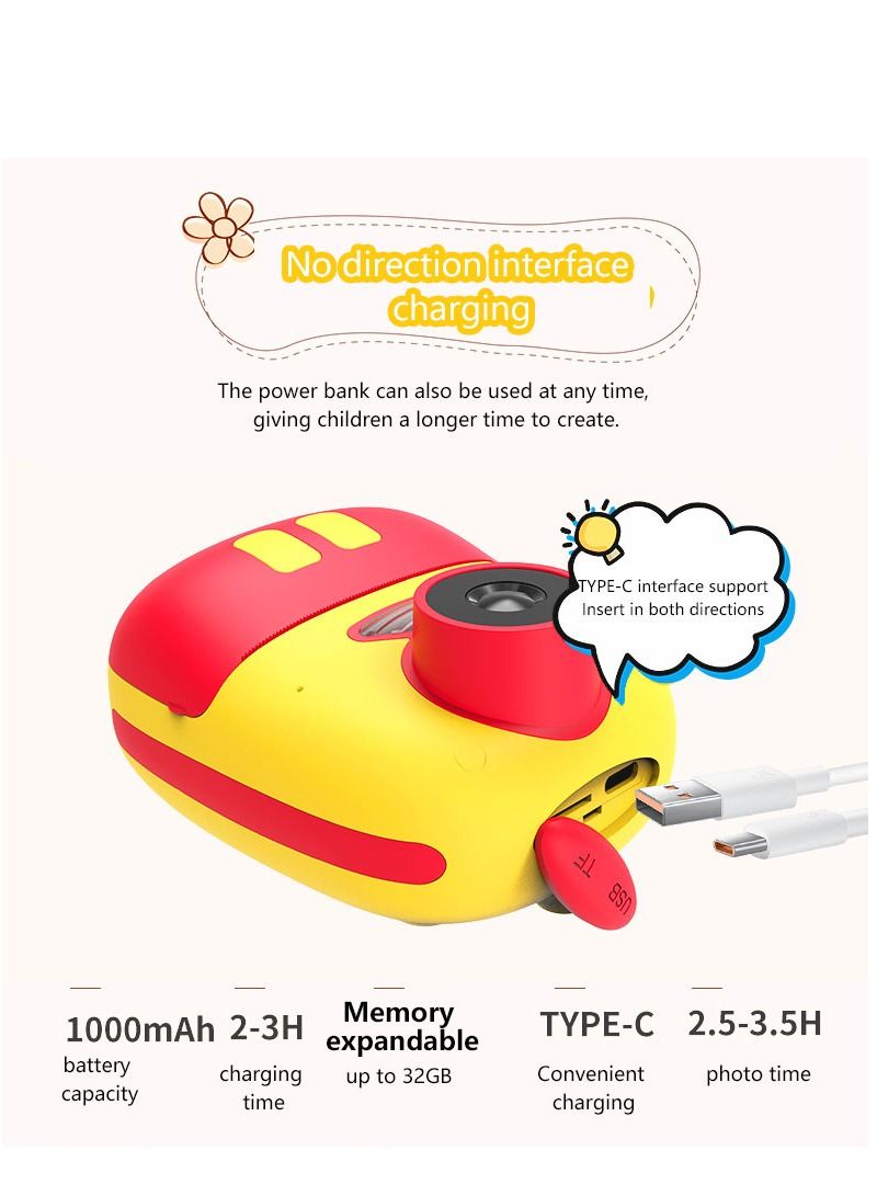 GULFLINK Kids Toy Camera for Child Boys Red - Image 5