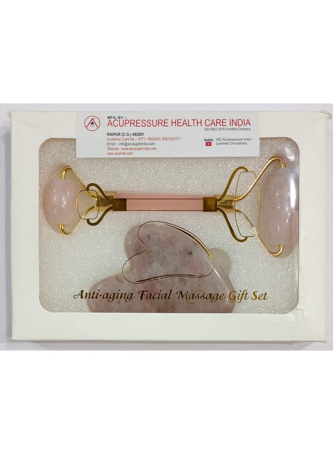 ACi Jade Stone Face Roller with Guasha Stone Combo Set - Multicolour - Image 5