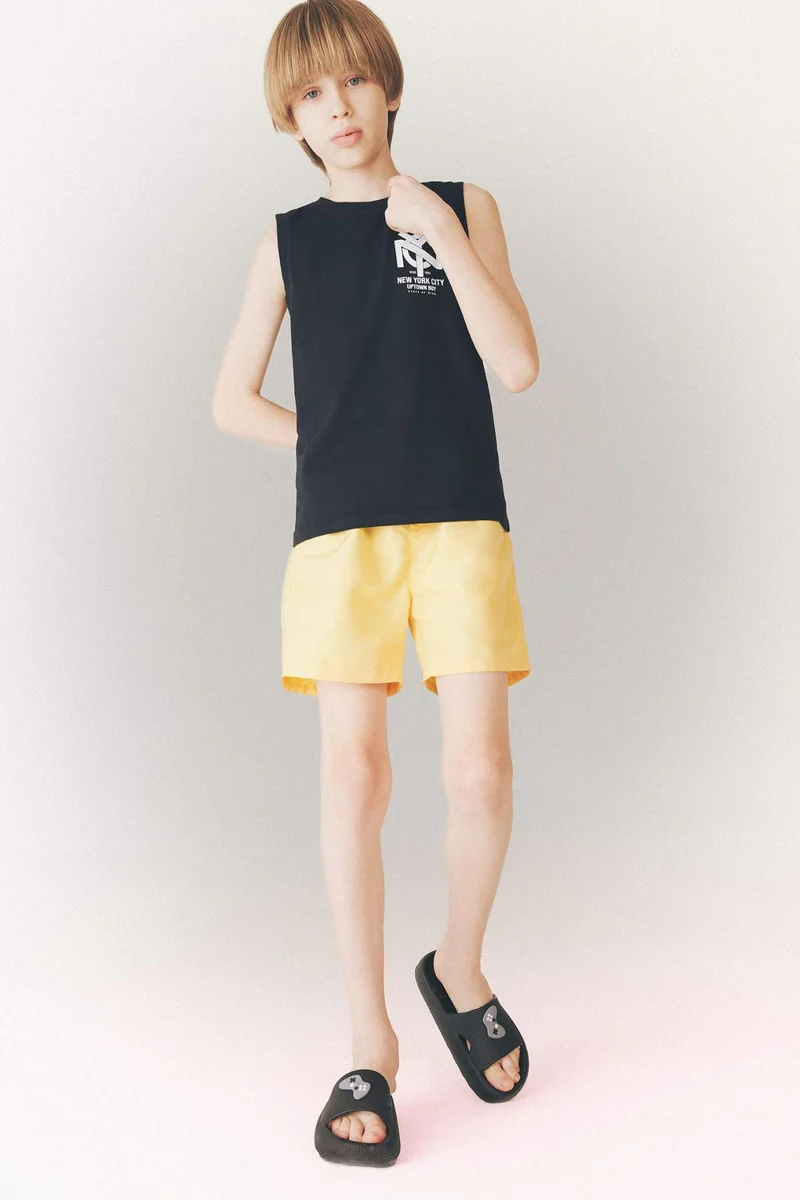 ديفاكتو Boy Regular Fit Basic Swim Shorts