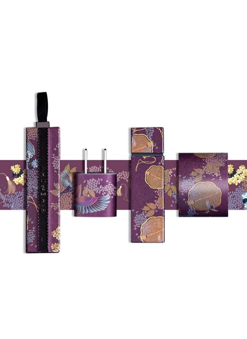 DELFINO Colorful Paper Tape Set Classical Emerald Gold Foil Washi Art Three sizes Decoration for scrapbook DIY  decoration and craft  gift wrapping (3 rolls) - Image 4