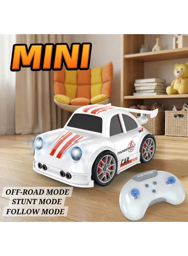 Four-Wheel Desktop Mini RC Drift Car for Kids | 2.4GHz High-Speed Electric Remote Control Car with Hand Gesture Induction, Follow & Escape Modes - Image 3