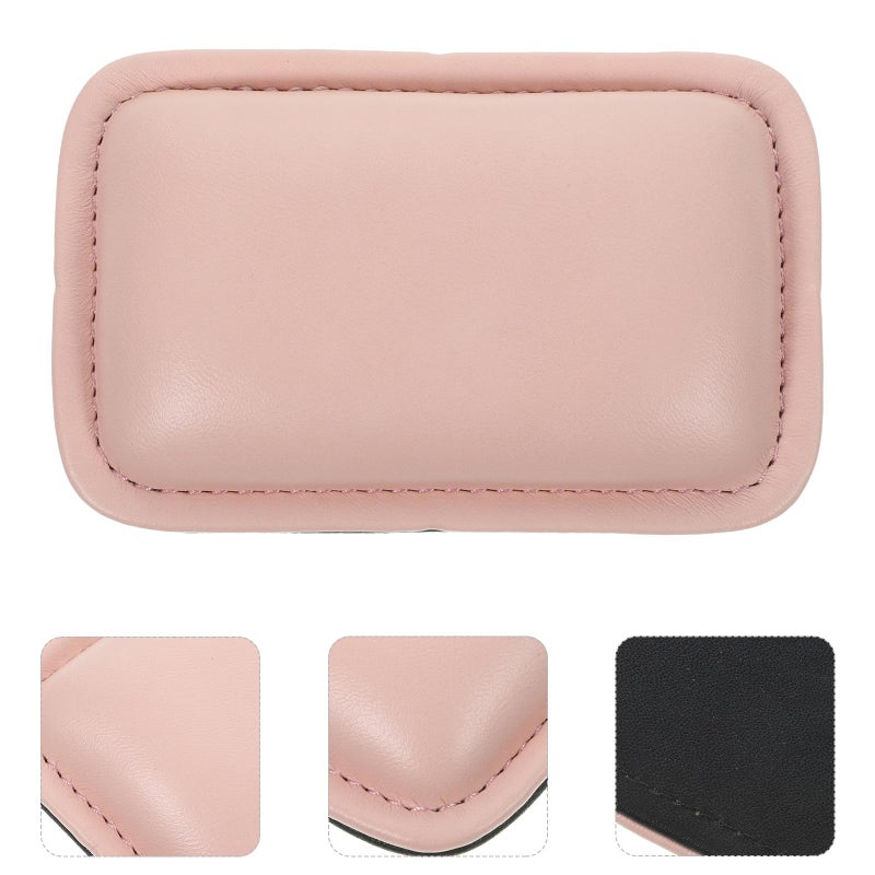 Pink Pu Leather Gaming Wrist Rest Pad for Mouse and Keyboard Office Home Use - Image 4