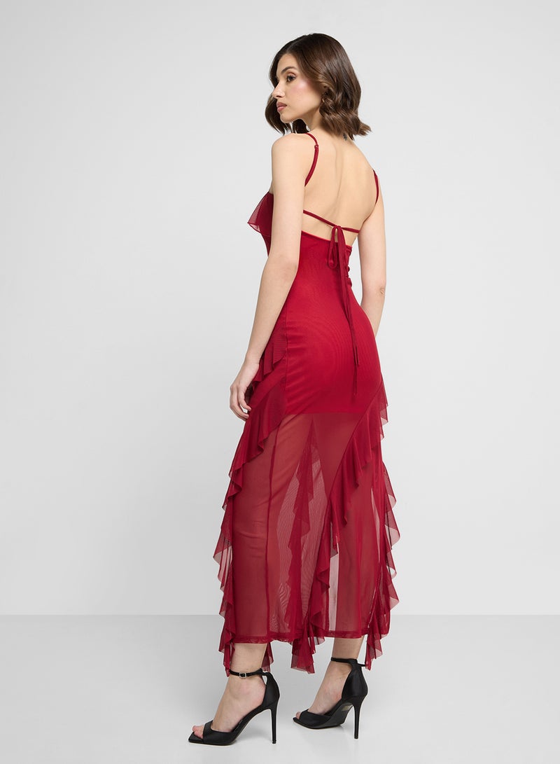 ايلا فستان بكشكشة خارجية - Image 2