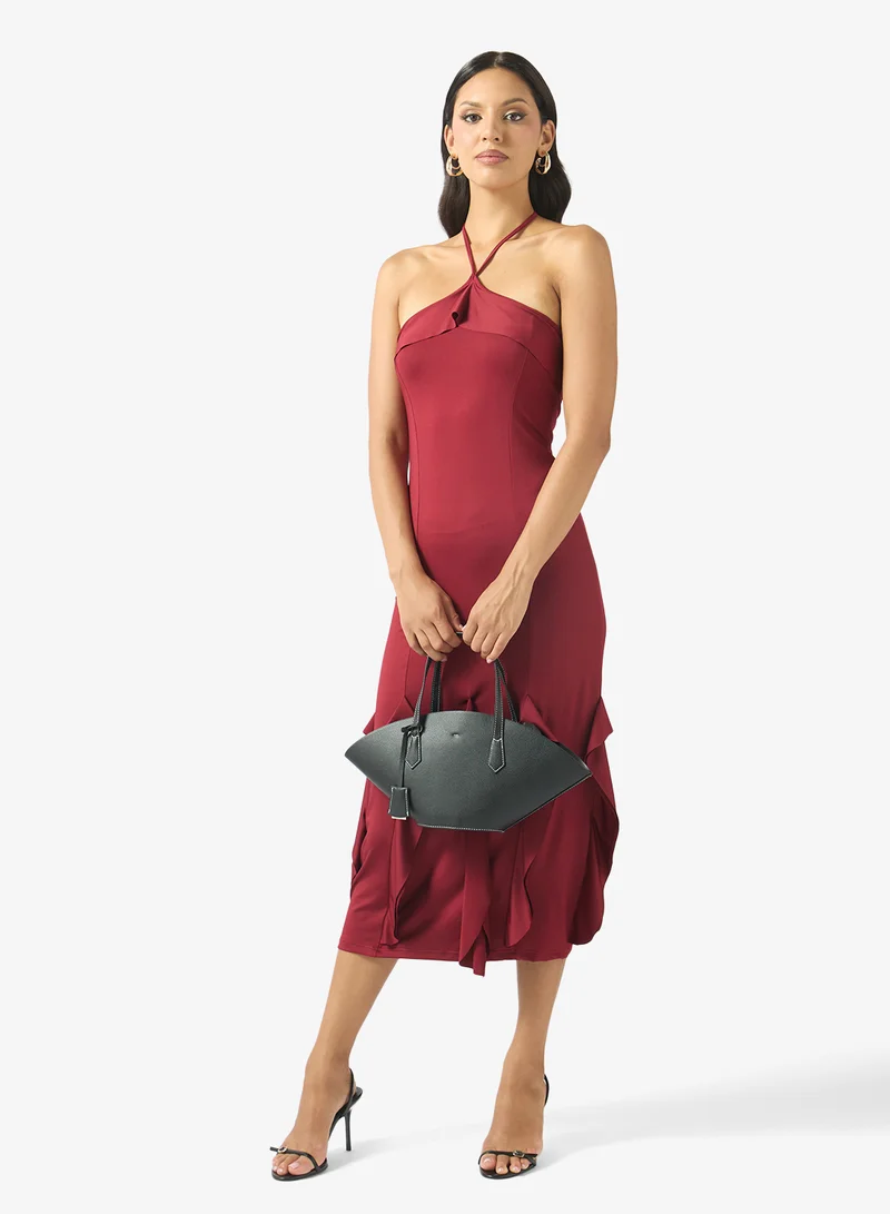 Ella  Ruffled Overlay Dress for Women | Best Price UAE