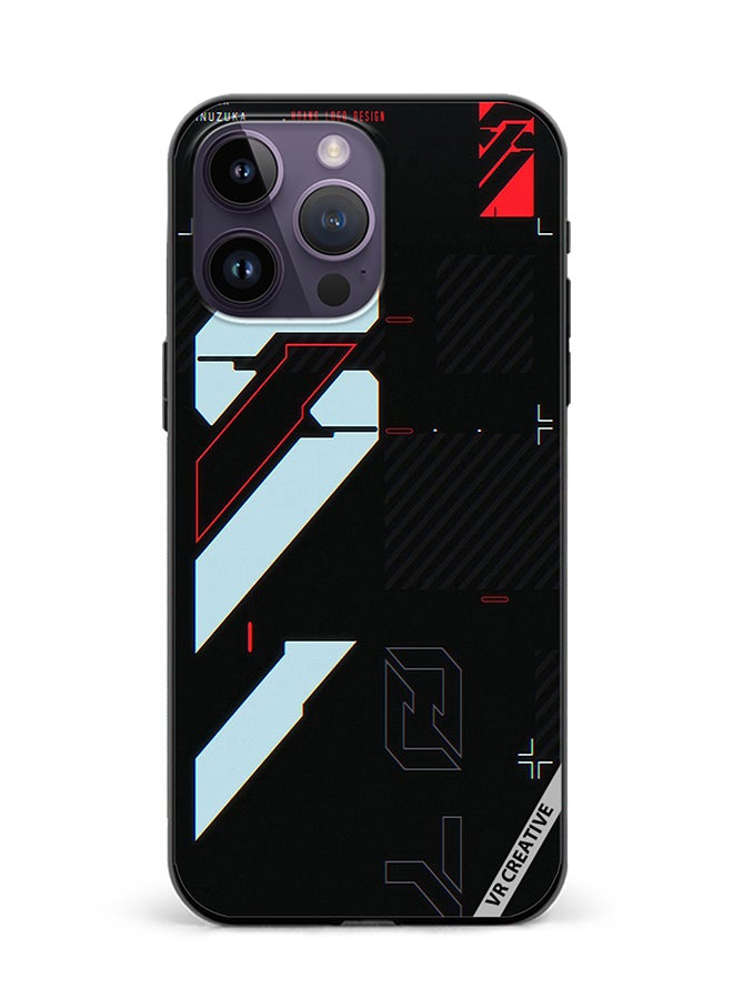 VR CREATIVE Protective Case Cover For Apple iPhone 15 Pro Hoang Logo Design  Multicolour - Image 1