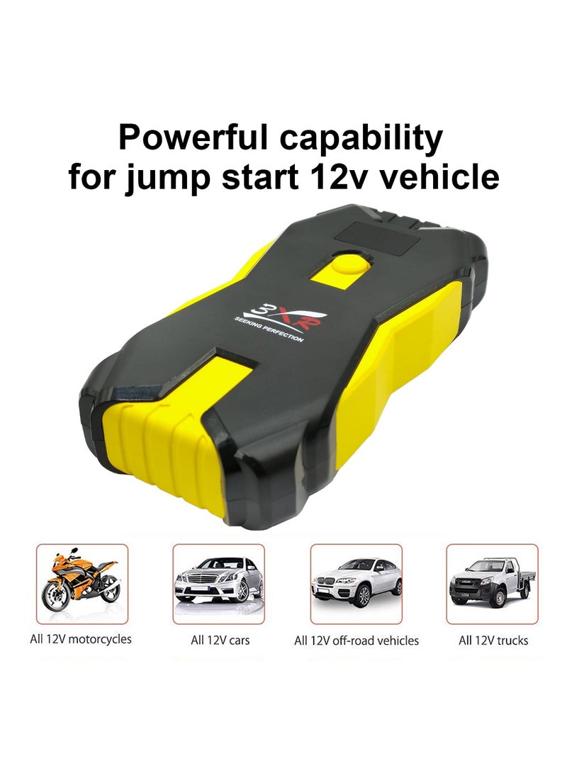 3XR 8000mAh Car Jump Starter Dual USB Charging Powerbank For Upto 5.0L Petrol And 3.0L Diesel Engine-6747 - Image 4