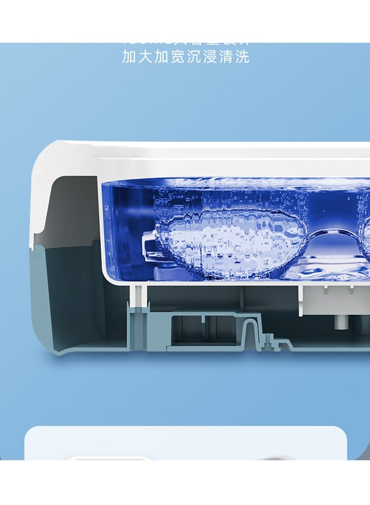 GUDOO Professional Ultrasonic Cleaner Sonic Jewelry Cleaner 400ML 45kHz Glasses Cleaner Machine for Jewelry Eyeglass Watches Dentures - Image 2