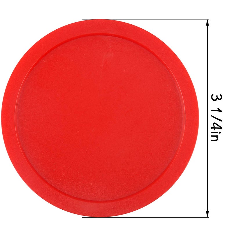 ONE250 ONE250 3 1/4 inch Red Air Hockey Pucks, Full Size Goal Packs Replacement Accessories for Game Tables (6 Pcs)  - Image 3