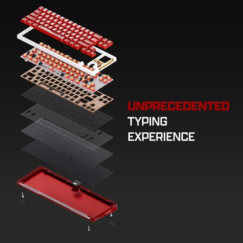 OOCTPK Chilkey Slice68 HE Mechanical Keyboard Gaming Keyboard Wired, 68% Hot Swappable Custom Hall Effect Aluminum Keyboard with Flux Switch, Rapid Trigger, 8K Polling, RGB Magnetic Switch, for PC Mac - Image 4
