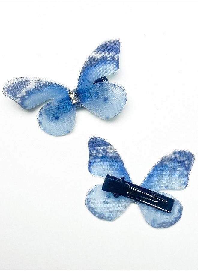 Elite Dose 4 Pieces assorted color mini cute butterfly hair clips accessories for women and girls  - Image 3