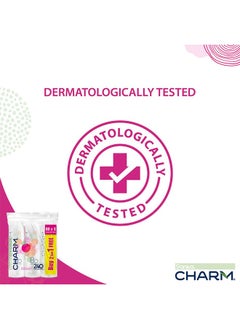 Sanita Charm Gentle Face Cleansing Makeup Cotton Pads 80 Pads Pack of 3  - Image 5