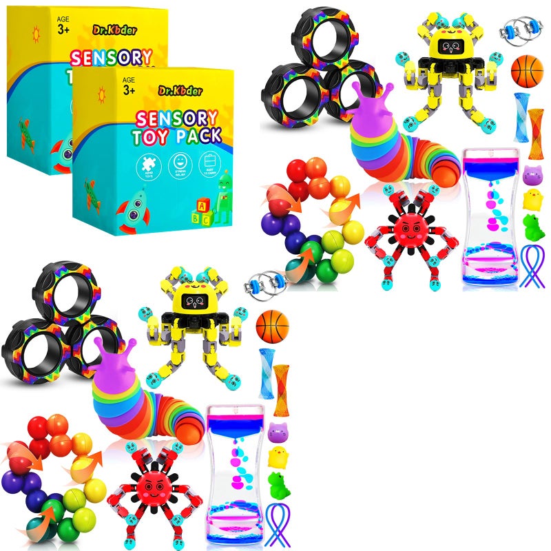 Dr.Kbder Easter Basket Stuffers for Kids 30Pack Fidget Toys Bulk Adult Sensory Autism ADHD Autistic Figette Classroom Treasure Prize Box School Must Have Stress Anxiety for Age 57 812 Valentines Day Gifts - Image 3