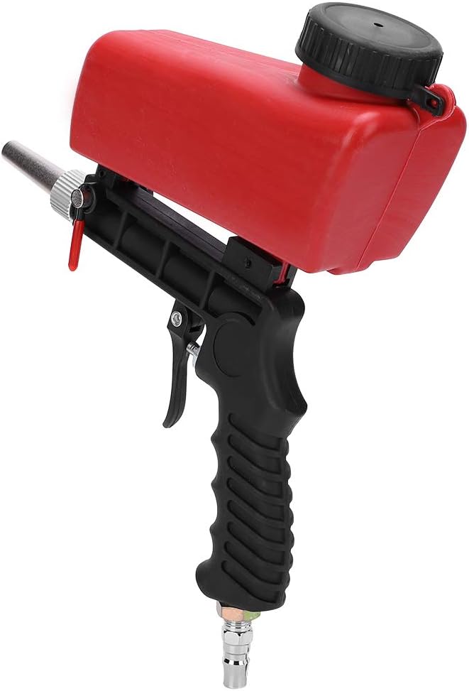 Dioche Hand Held Pneumatic Sandblasting Machine Portable Hand Held, Ideal for Industrial Use, Adjustable Sand Control, 700mL Capacity, Perfect for Metal Derusting and Surface - Image 5