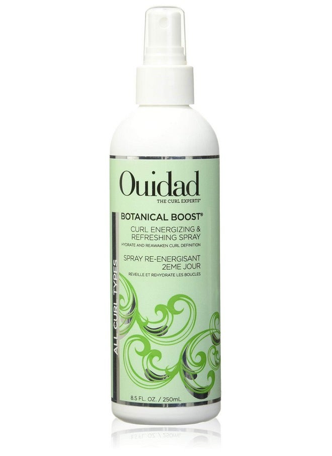 Ouidad Ouidad Botanical Boost Curl Energizing & Refreshing Hair Spray, 8.5 fl oz, Curl Spray for Lasting Definition, No-Residue Hair Spray for Curly Hair, Adds Weightless Moisture, All Curl Types  - Image 1
