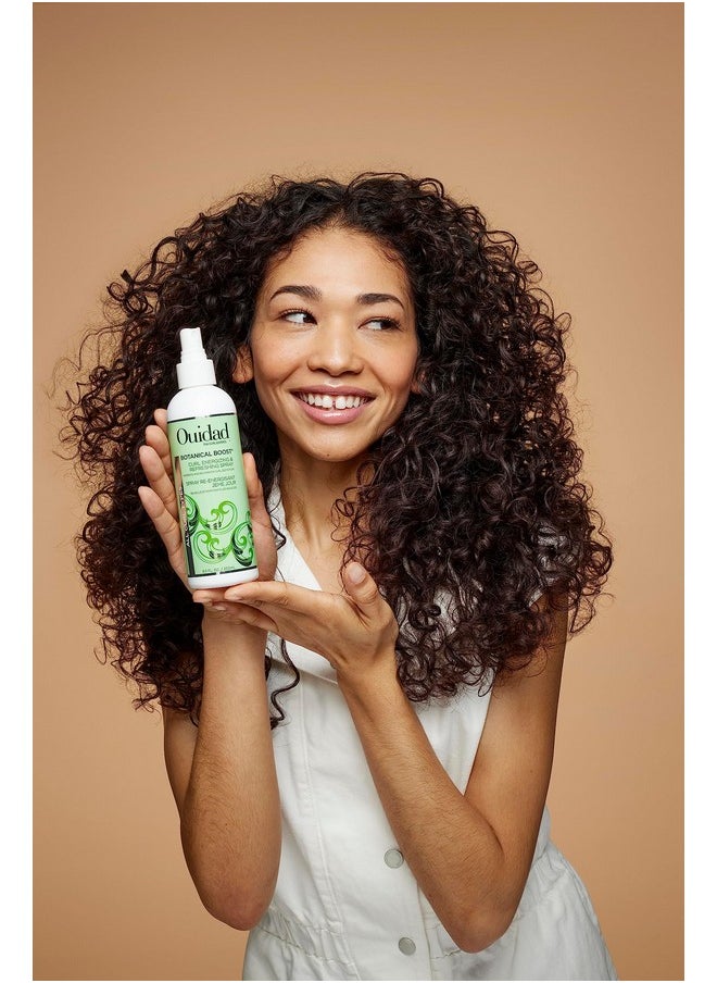 Ouidad Ouidad Botanical Boost Curl Energizing & Refreshing Hair Spray, 8.5 fl oz, Curl Spray for Lasting Definition, No-Residue Hair Spray for Curly Hair, Adds Weightless Moisture, All Curl Types  - Image 4