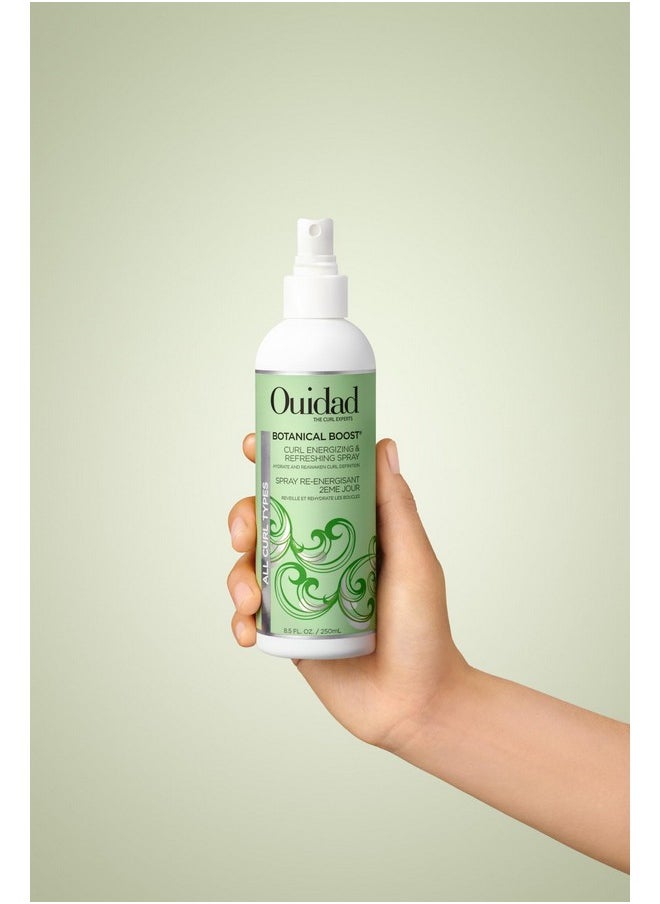 Ouidad Ouidad Botanical Boost Curl Energizing & Refreshing Hair Spray, 8.5 fl oz, Curl Spray for Lasting Definition, No-Residue Hair Spray for Curly Hair, Adds Weightless Moisture, All Curl Types  - Image 2