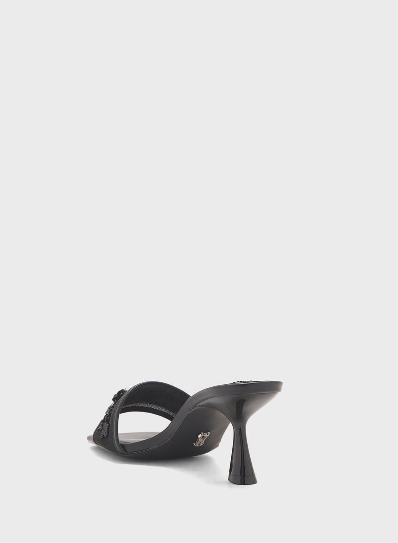 STEVE MADDEN In-Bloom Multi Strap Mid Heel Sandals  - Image 3