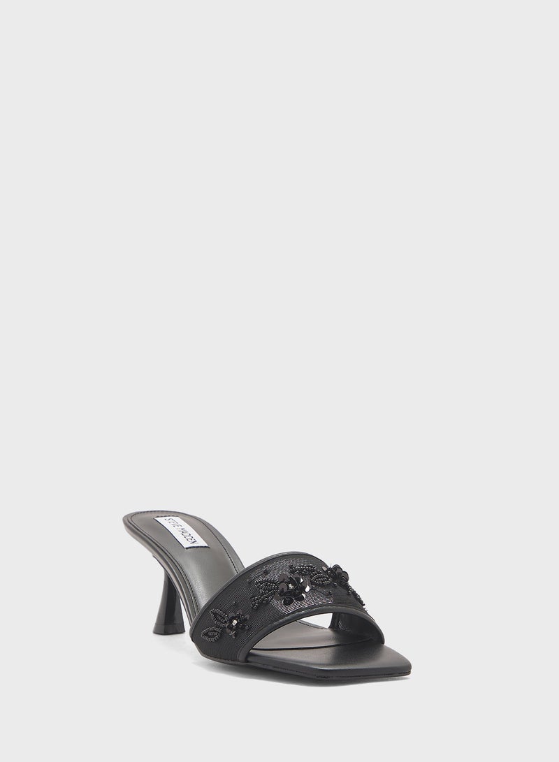 STEVE MADDEN In-Bloom Multi Strap Mid Heel Sandals  - Image 2
