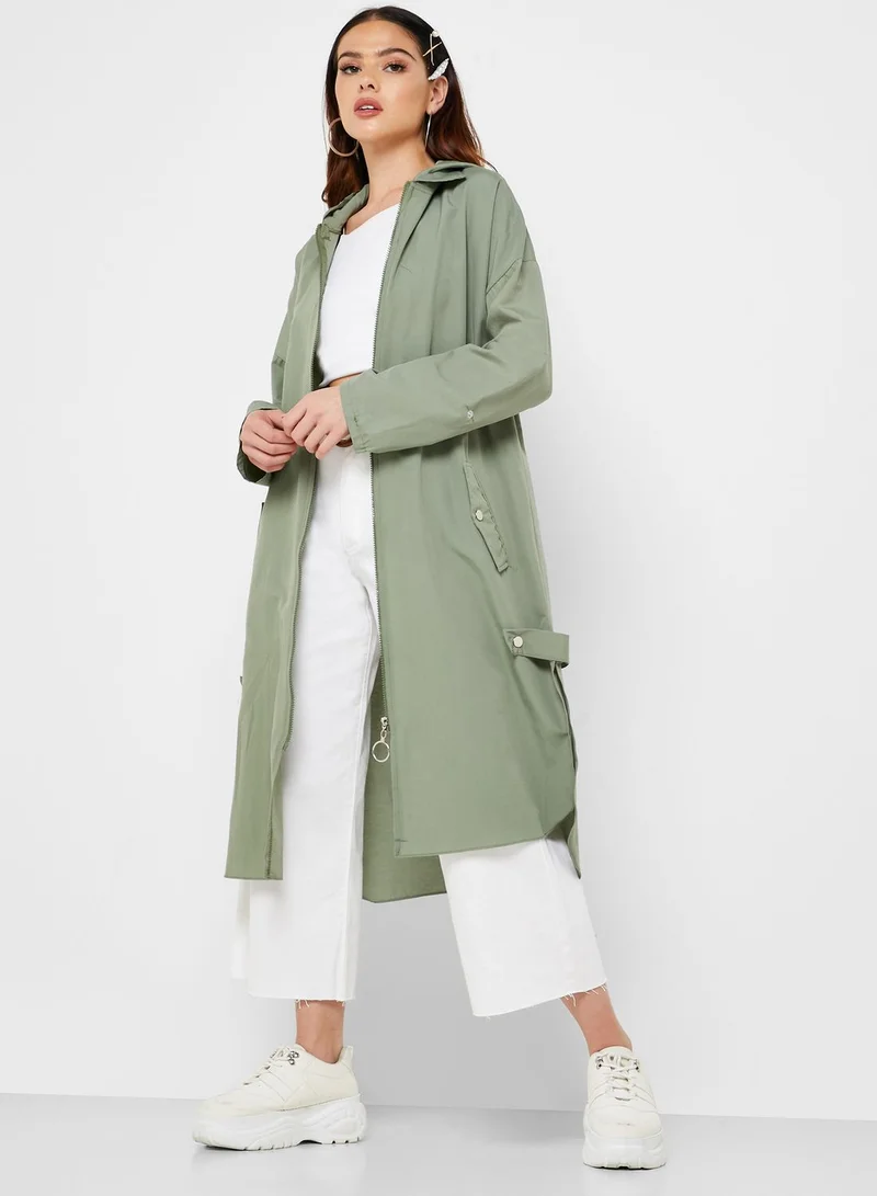 Ginger Longline Lightweight Parka