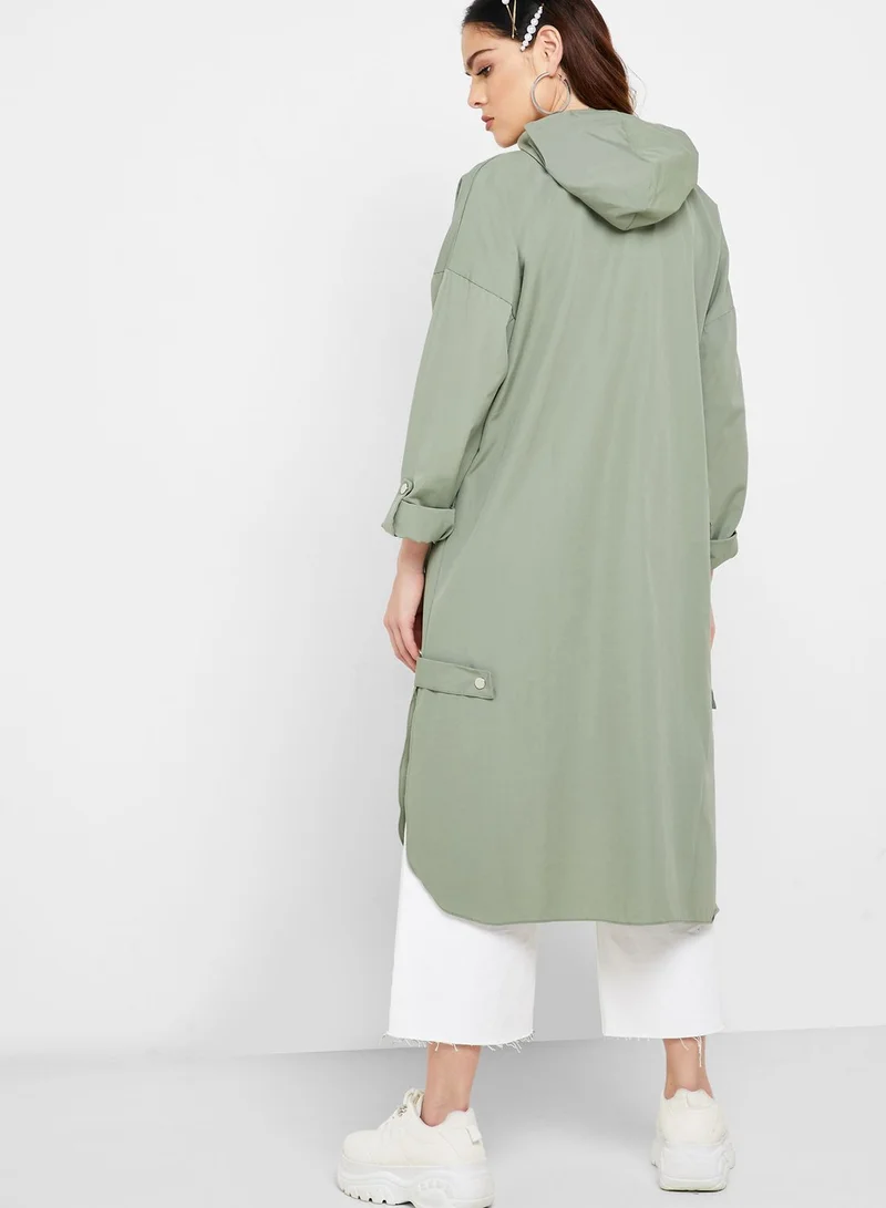 Ginger Longline Lightweight Parka