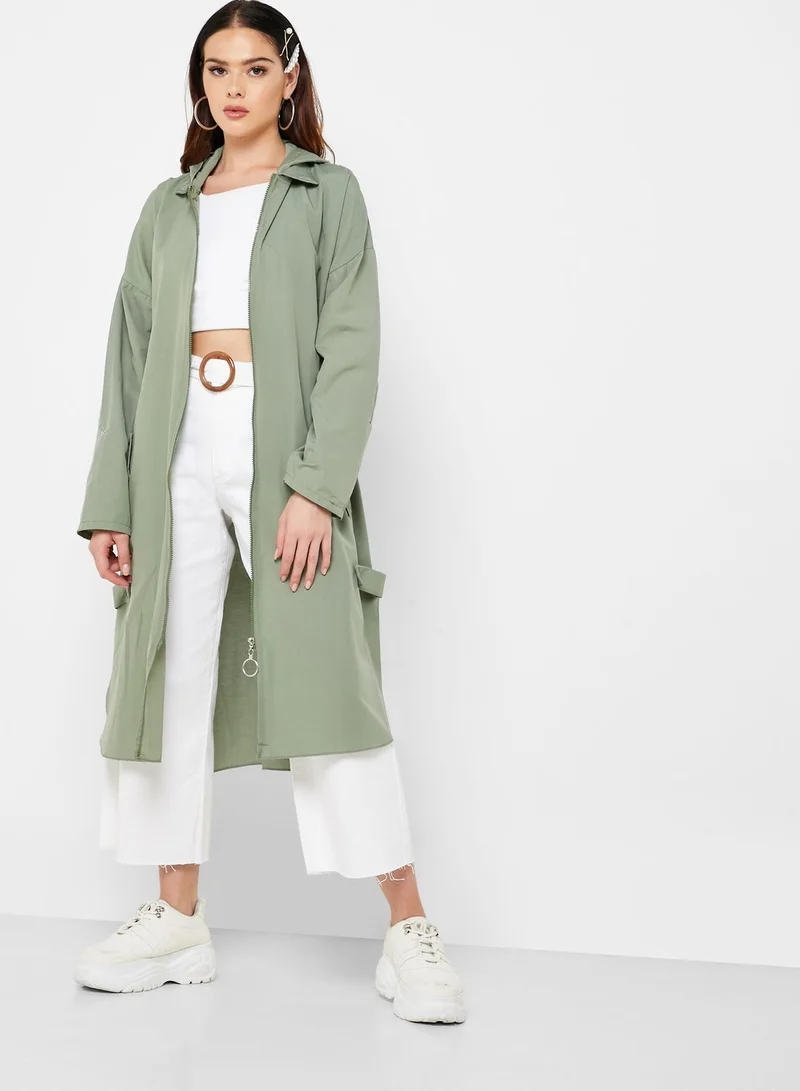 Ginger Longline Lightweight Parka