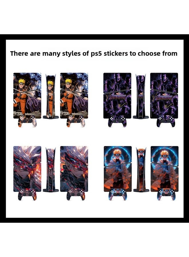 general Suitable For Sony PS5 Game Console Sticker Digital Version Protective Film Fashionable Spider Naruto Full Set Of Sticker Film-Color:If You Need An Optical Drive Version, Please Contact Customer Serv - Image 2
