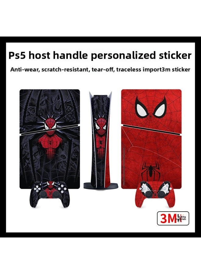 general Suitable For Sony PS5 Game Console Sticker Digital Version Protective Film Fashionable Spider Naruto Full Set Of Sticker Film-Color:If You Need An Optical Drive Version, Please Contact Customer Serv - Image 1
