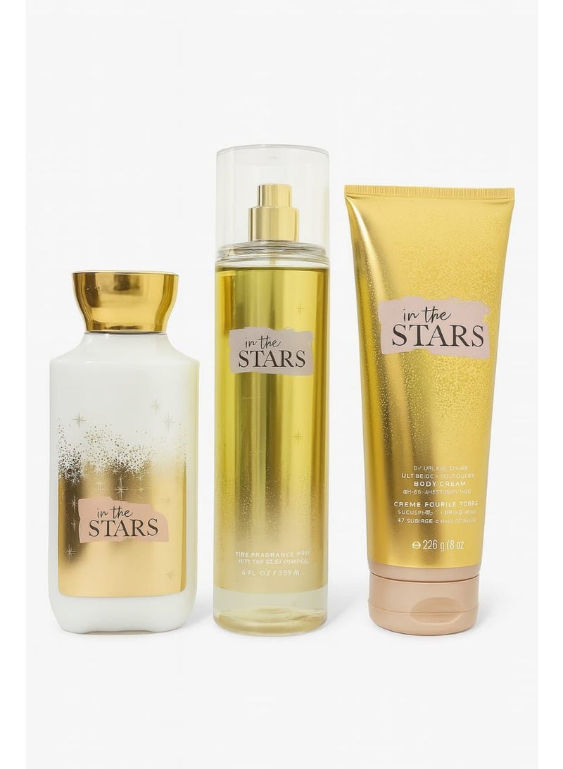Bath & Body Works In The Stars 3-Piece Full-Size Body Care Set - Mist, Lotion, & Body Cream