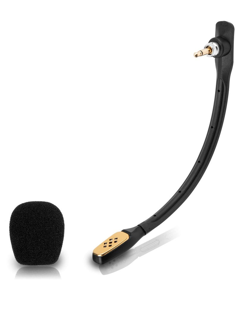 Generic - ميكروفون بديل لسماعة الألعاب Astro A40/A40 TR، ميكروفون قابل للفصل مع خاصية إلغاء الضوضاء، ملحق سماعة الألعاب لـ PS5، PS4، الكمبيوتر الشخصي، Mac (أسود) - Image 1