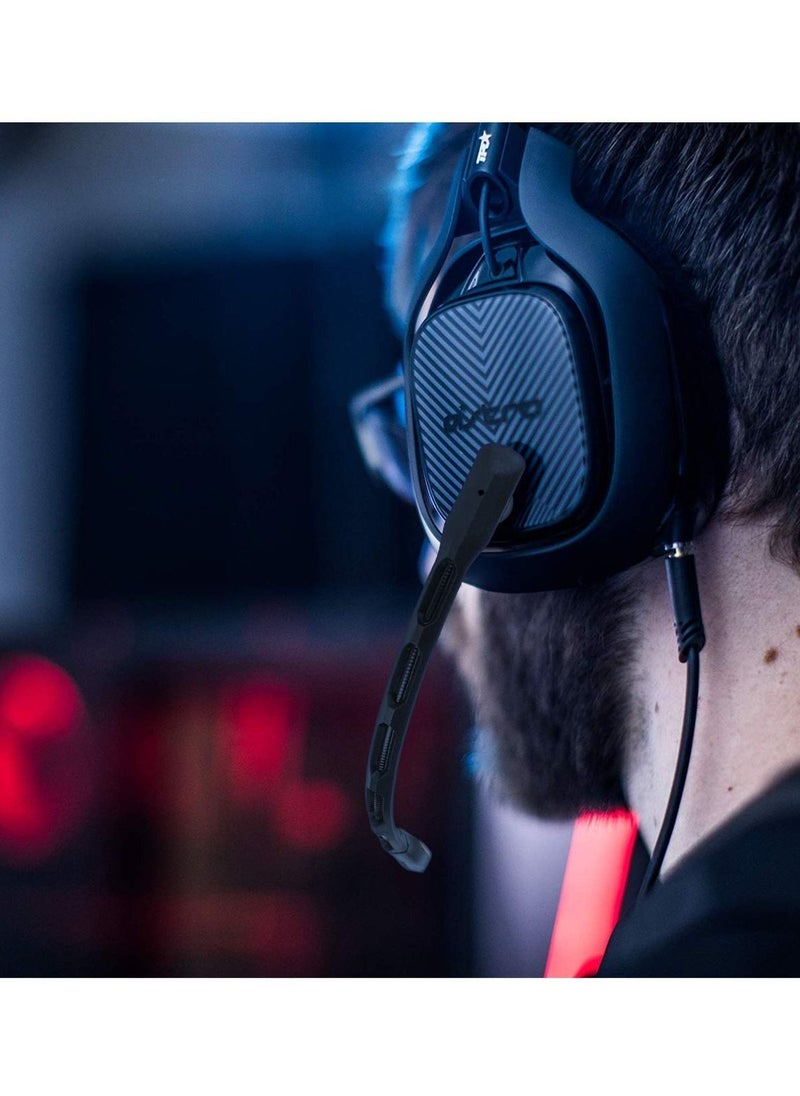 Generic - ميكروفون بديل لسماعة الألعاب Astro A40/A40 TR، ميكروفون قابل للفصل مع خاصية إلغاء الضوضاء، ملحق سماعة الألعاب لـ PS5، PS4، الكمبيوتر الشخصي، Mac (أسود) - Image 1