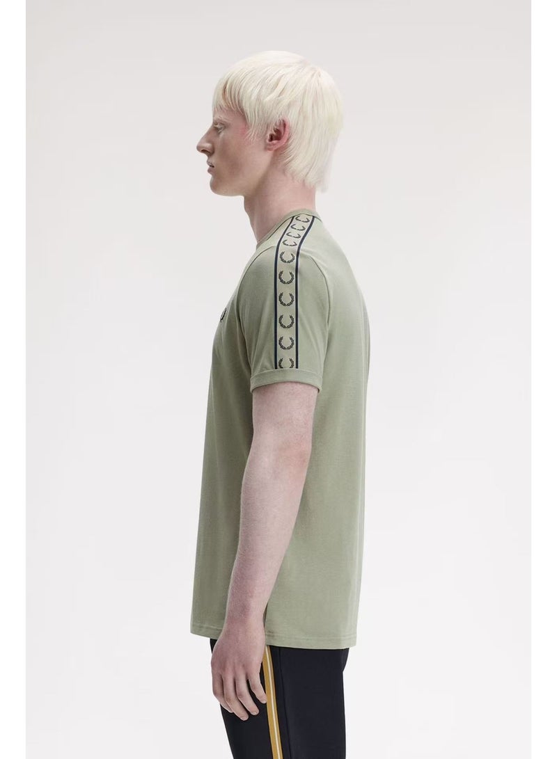 FRED PERRY Men's Short-Sleeve T-Shirt, Minimalist Casual Color-Blocking Trim Half-Sleeve Top - Image 2