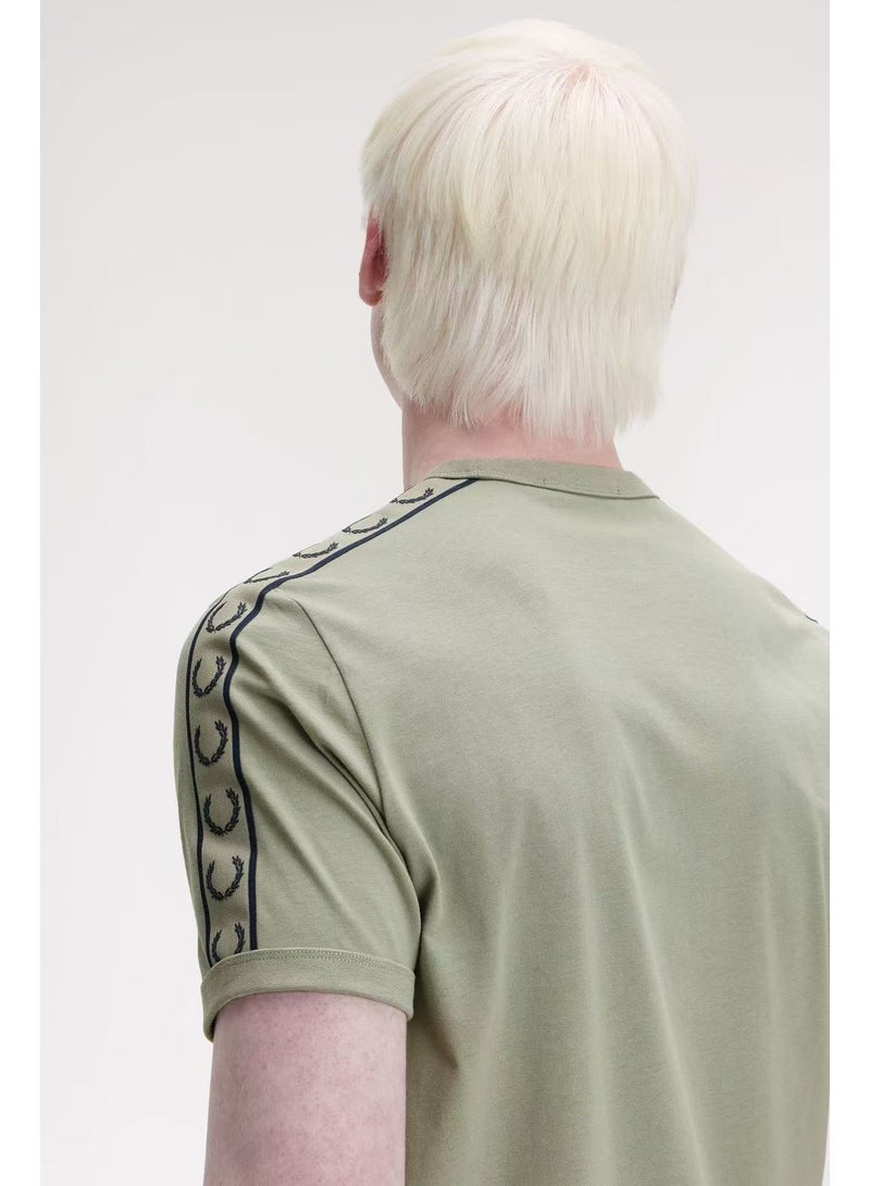 FRED PERRY Men's Short-Sleeve T-Shirt, Minimalist Casual Color-Blocking Trim Half-Sleeve Top - Image 3