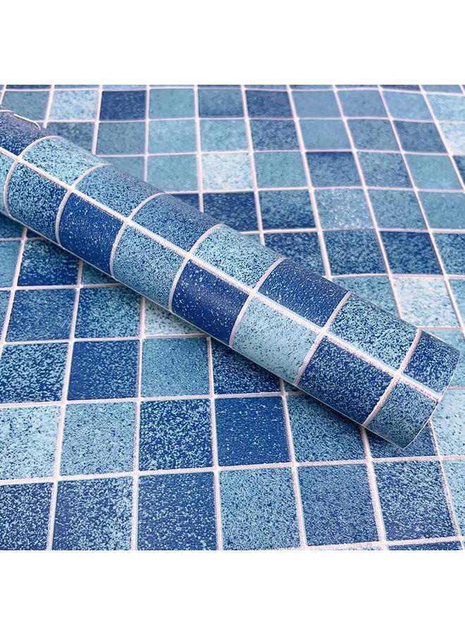 Bluejw Waterproof Wallpaper Mosaic Self-adhesive Wallpaper Bedroom Bathroom Kitchen Wall Stickers Moisture-proof Checkerboard Decoration Renovation Stickers - Image 2