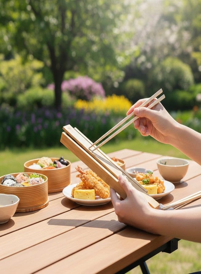 Morikuru Bamboo Chopstick Case 9.84 in (inner dimensions 9.44 in) 250mm (240mm), Soot Bamboo, Sliding Lid, Made in Japan - Image 2