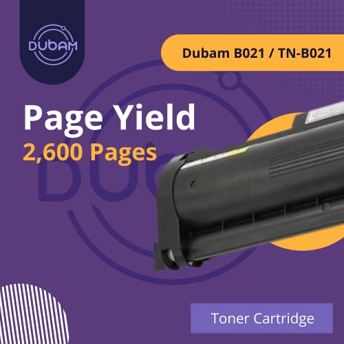 Dubam TN-B021 Toner Cartridge for Brother HL-B2000D, HL-B2050DN, HL-B2080DW, DCP-B7500D, DCP-B7520DW, DCP-B7535DW, MFC-B7715DW (1 Pcs Toner) - Image 2