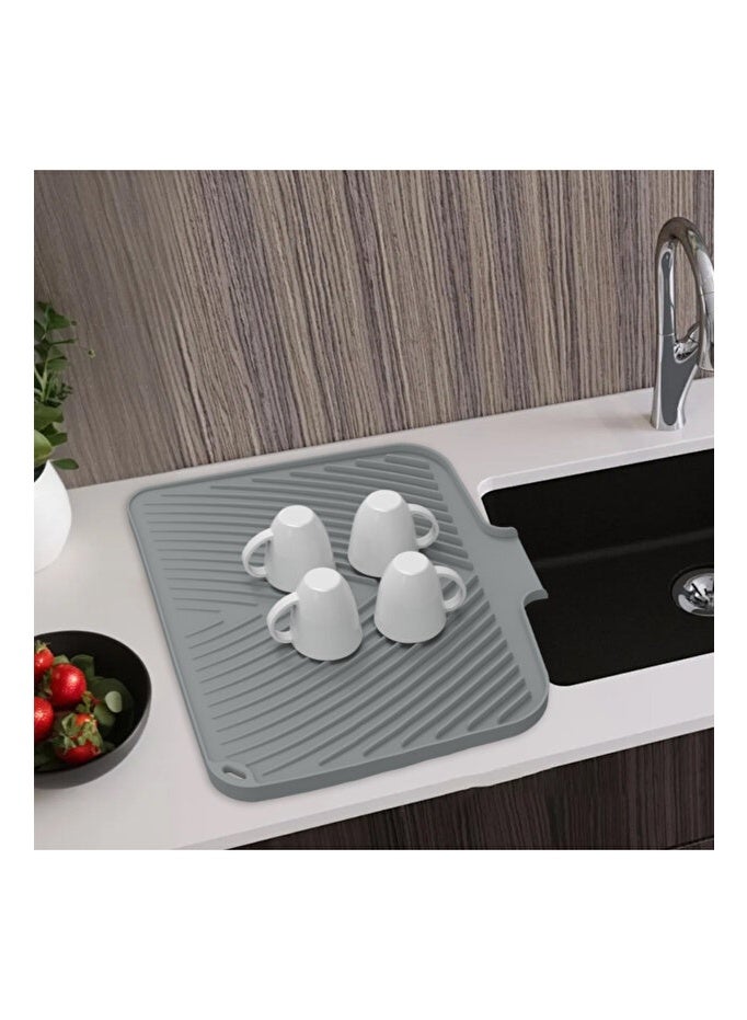 High-quality silicone dish drying mat, heat-resistant and non-slip. - Image 2