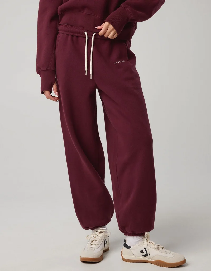 Aerie  OFFLINE By Aerie Cloud Fleece Baggy Jogger for Women | Best Price UAE