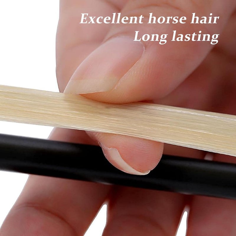 LiebeWH Violin Bow Hair Professional White Violin Bow Replacement Horse Hair Strings Accessories (1/4) - Image 2