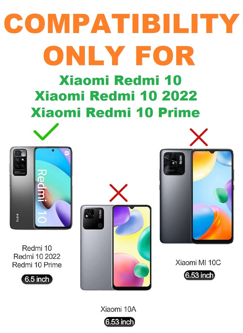 2 Pieces Tempered Glass Screen Protector Anti-Spy Privacy Designed For Xiaomi Redmi 10 Prime Full Screen Coverage And Bubble Free