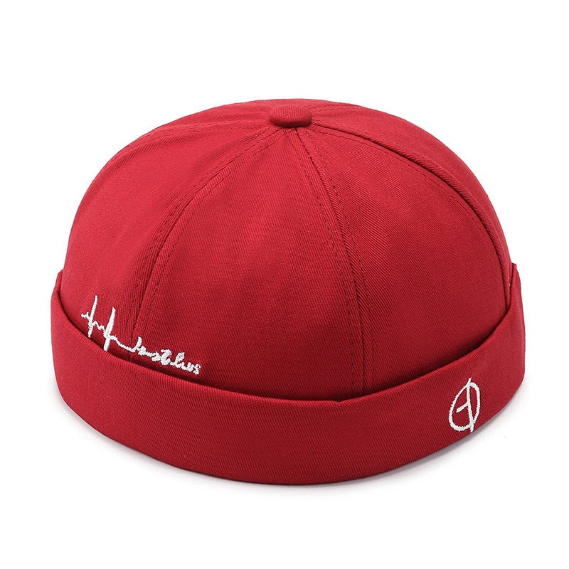New Korean Trendy Cap Unisex Spring Autumn Red 