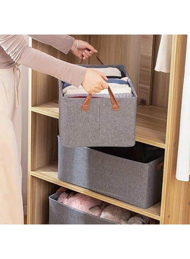 Oxford Storage Box for Organizing Clothes, Towels, and Bedding, Foldable, -401 - 1 Piece - Image 4