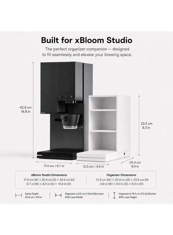 xBloom Studio Bean Hopper, Coffee Bean Container with Lid, Precision Fit Coffee Bean Storage, Brewing Accessories for Coffee Station - Image 3