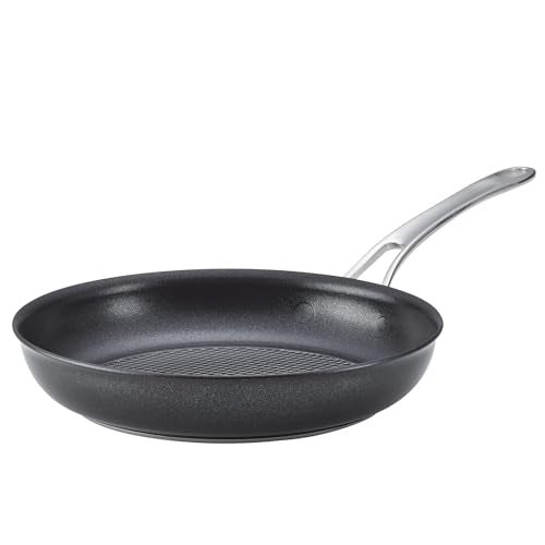 Anolon X Hybrid Nonstick Induction Frying PanSkillet 10 Inch  Dark Gray