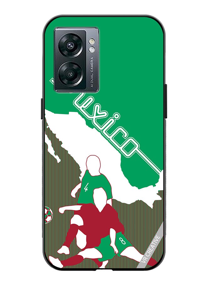 VR CREATIVE Protective Case Cover For Oppo A57 5G Mexico Football Soccer Players Design Multicolour - Image 1