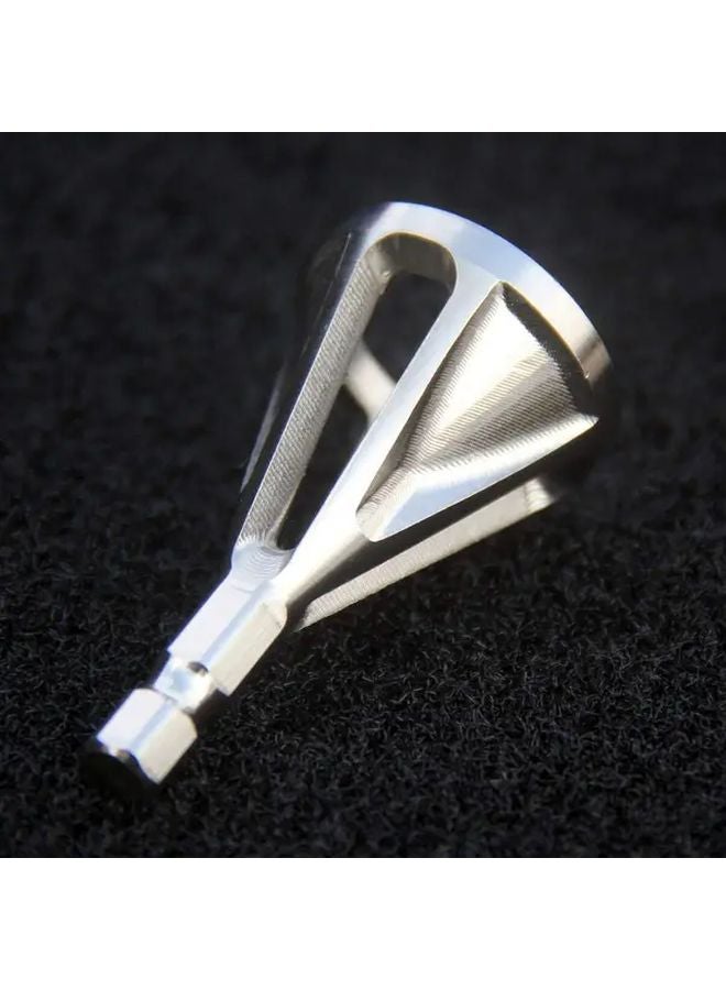Silver Hex Shank Deburring Tool External Chamfer Precision Cutting Engineering - Image 5