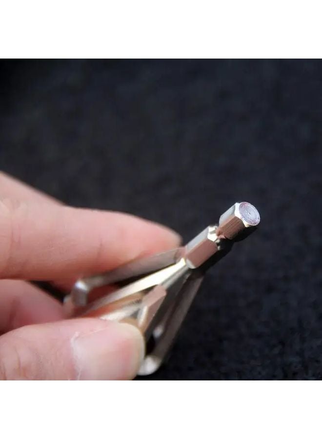 Silver Hex Shank Deburring Tool External Chamfer Precision Cutting Engineering - Image 4