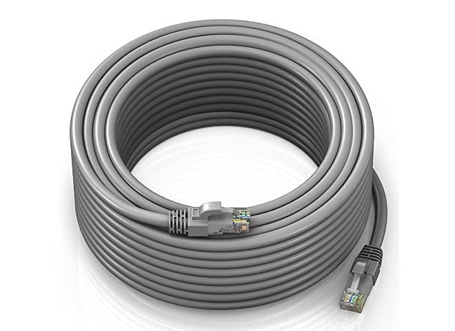 TECH-X 13.2 Feet 4 meter Ethernet Cable,High Speed Cat6 LAN Cable,Network Cable Internet Cable RJ45 Cable, Computer Patch Cord Gigabit Category 6 Wires for Modem, Router, LAN ADSL UTP Lan cable-Grey - Image 1