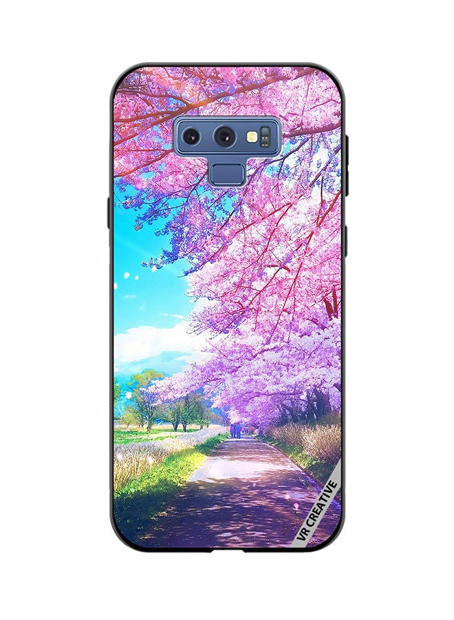 VR CREATIVE Protective Case Cover For Samsung Galaxy Note 9 Garden Design  Multicolour - Image 1