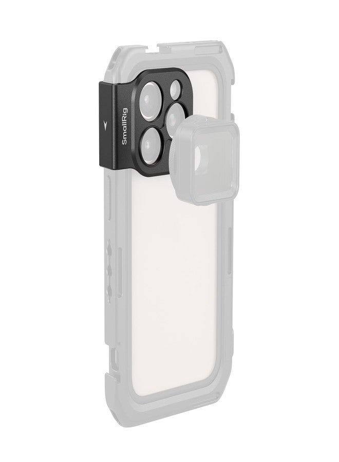 SmallRig 17mm Threaded Lens Backplate for iPhone 16 Series Cage, Quick Release Phone Lens Mount Adapter, for iPhone 16 Pro Max Cage 5006/16 Pro Cage 5008, Unaffected Wide Angle Shots - 5009 - Image 1