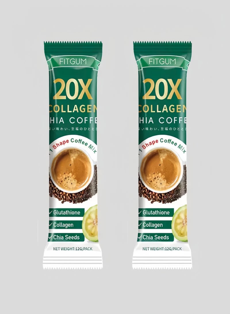 FITGUM Pure Gold Collagen Coffee: Dual Luxury, The Perfect Blend of Nourishment and Taste - Image 3
